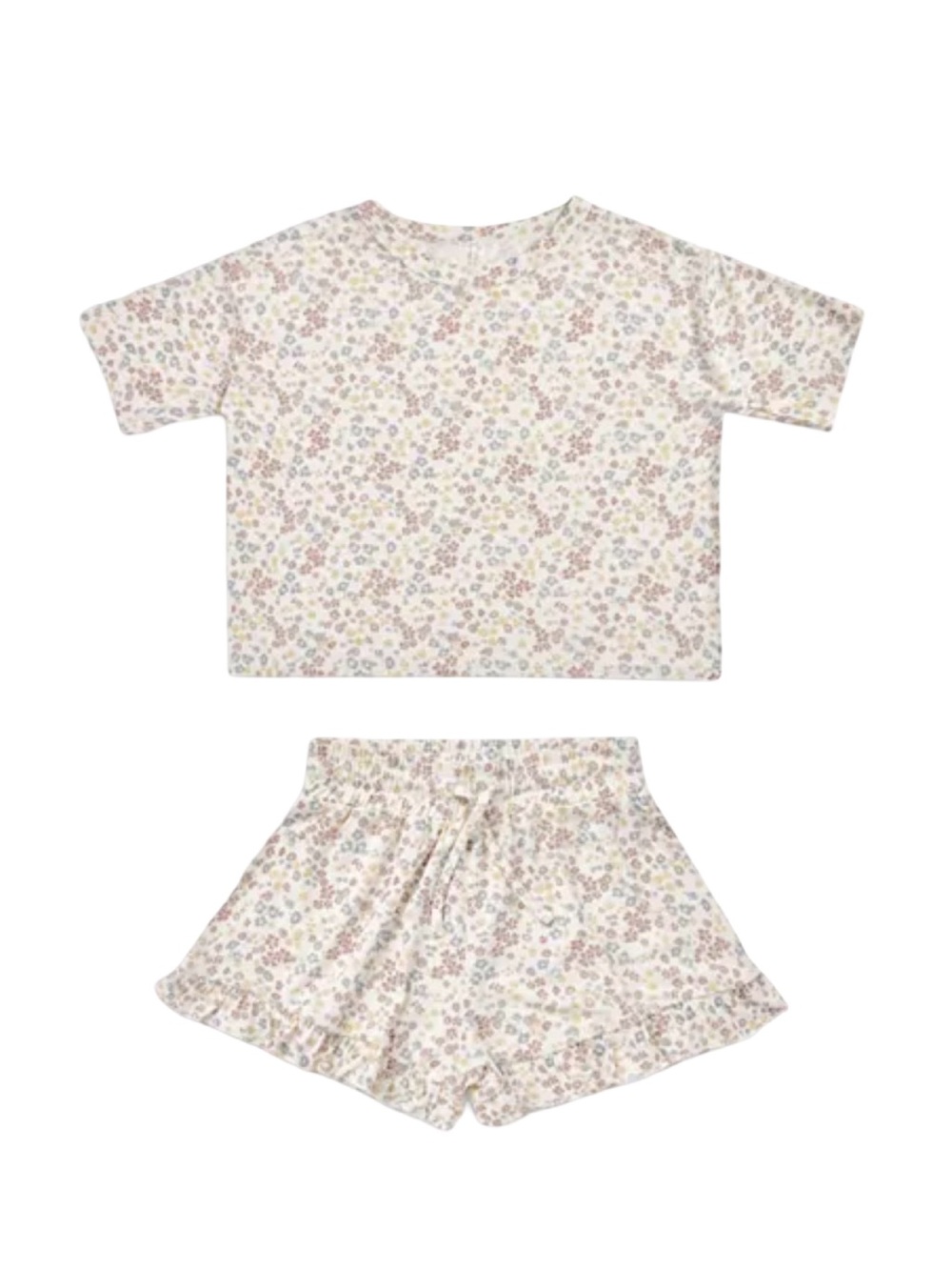RYLEE + CRU MOSIE TEE & SHORT SET IN WILDFLOWER